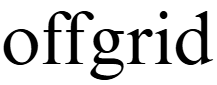 Off Grid